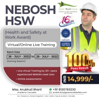  Enrol NEBOSH Health and safety at work award course in Haryana