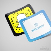 Custom Snapchat Username Stickers